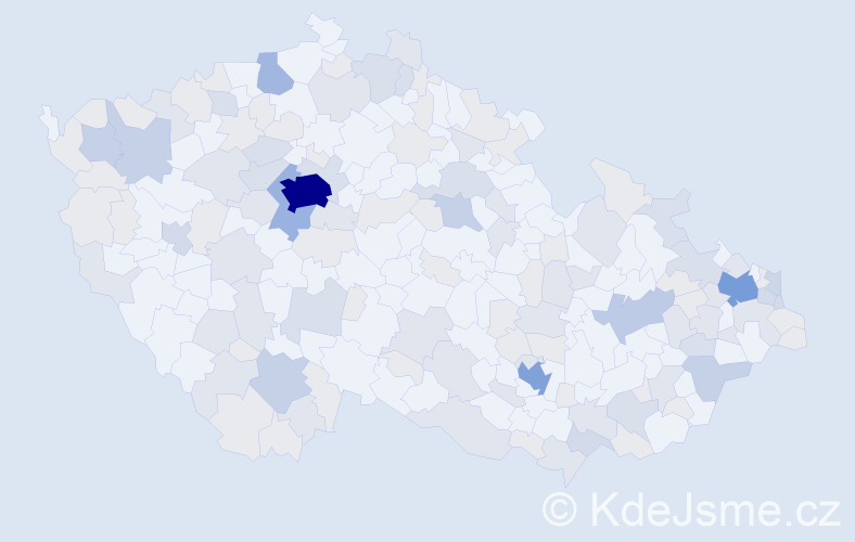 Jméno: 'Isabela', počet výskytů 336 v celé ČR