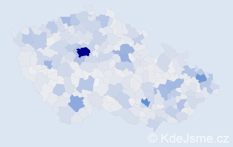 Jméno: 'Edita', počet výskytů 6358 v celé ČR