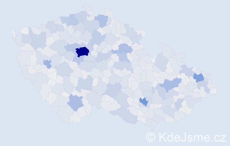 Jméno: 'Jiří', počet výskytů 298725 v celé ČR