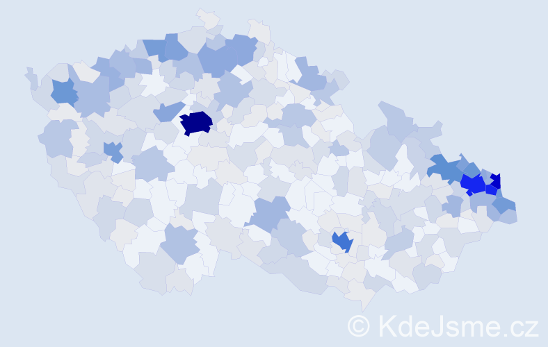 Jméno: 'Ervín', počet výskytů 931 v celé ČR