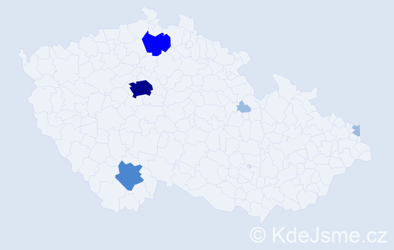 Jméno: 'Ermin', počet výskytů 11 v celé ČR