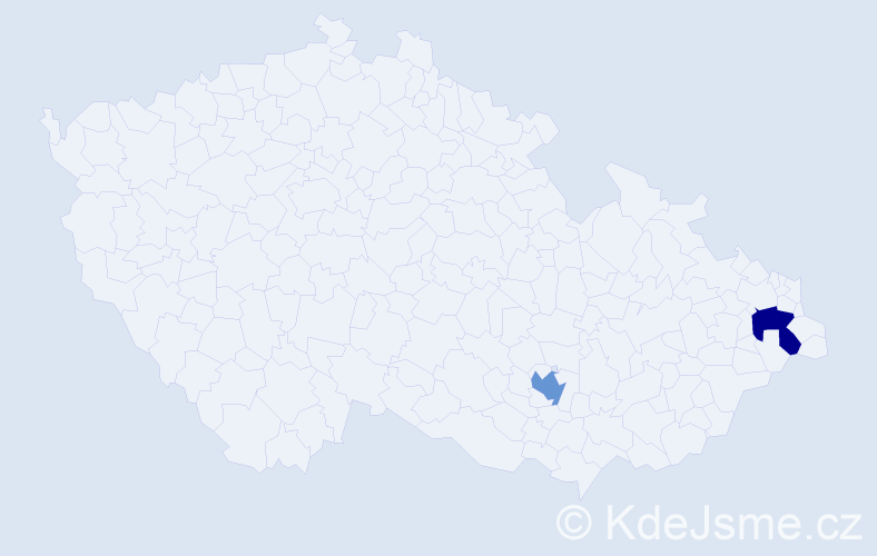 Jméno: 'Quoc Hung', počet výskytů 2 v celé ČR