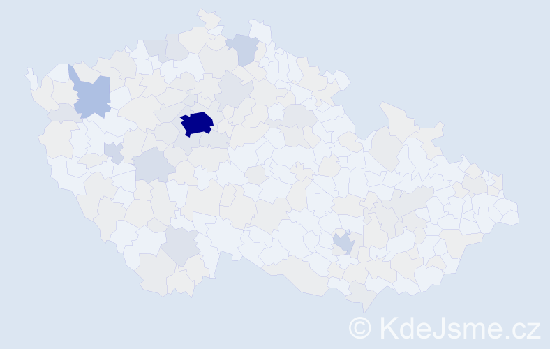 Jméno: 'Victor', počet výskytů 545 v celé ČR