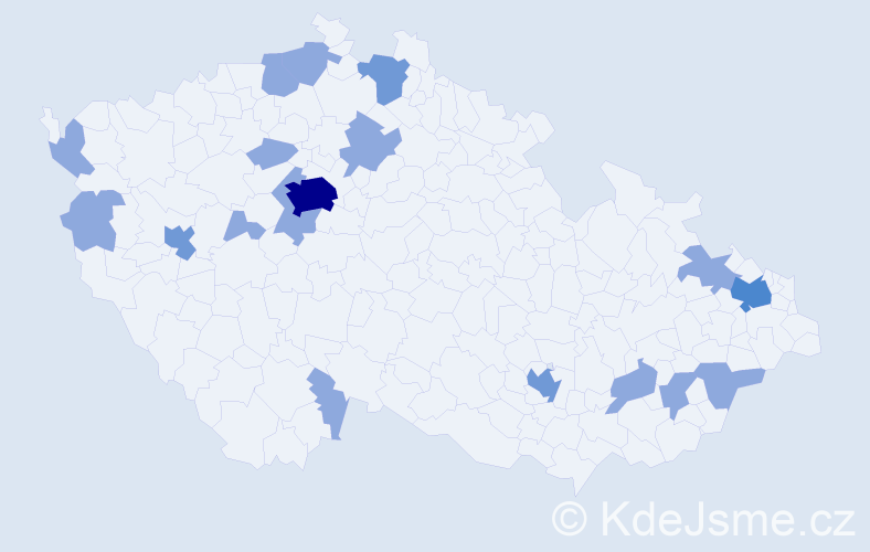Jméno: 'Thanh Huong', počet výskytů 28 v celé ČR