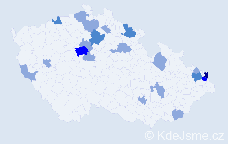 Jméno: 'Slawomir', počet výskytů 35 v celé ČR