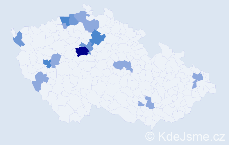 Jméno: 'Van Thuong', počet výskytů 31 v celé ČR