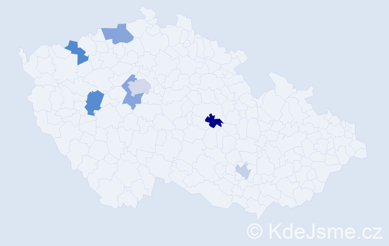 Jméno: 'Martin Jakub', počet výskytů 9 v celé ČR