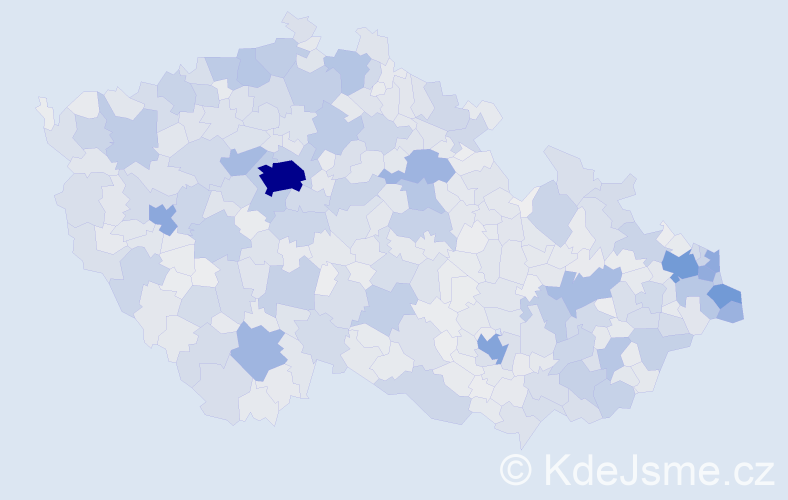 Jméno: 'Vladislav', počet výskytů 13904 v celé ČR