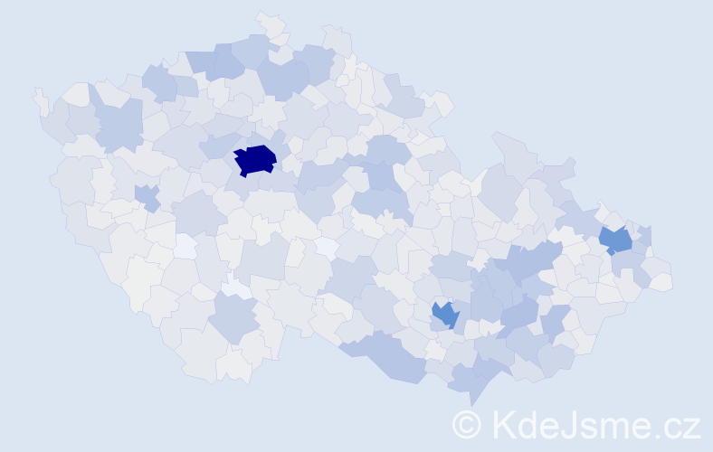 Jméno: 'Světlana', počet výskytů 3782 v celé ČR