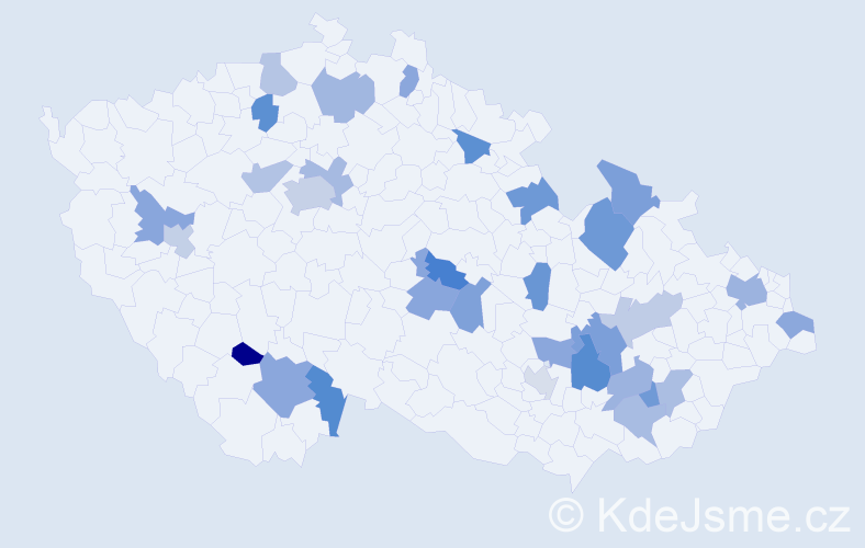 Jméno: 'Neli', počet výskytů 41 v celé ČR