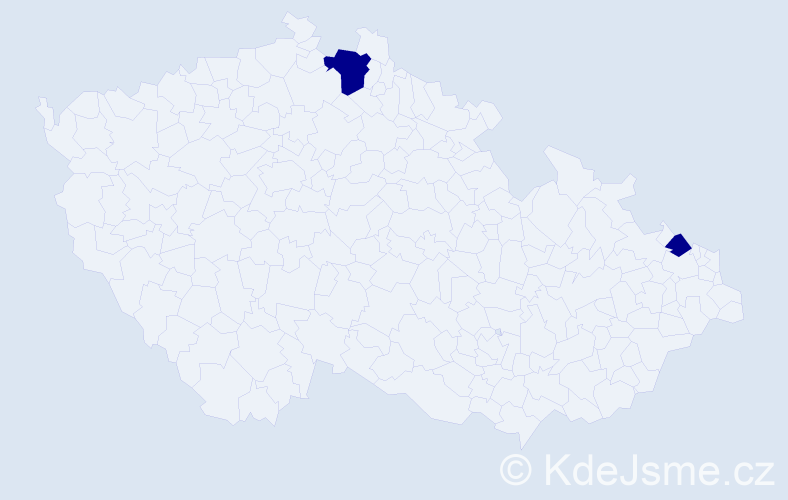Jméno: 'Aneta Lea', počet výskytů 2 v celé ČR