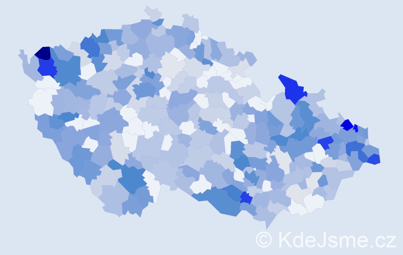 Jméno: 'Hermína', počet výskytů 680 v celé ČR