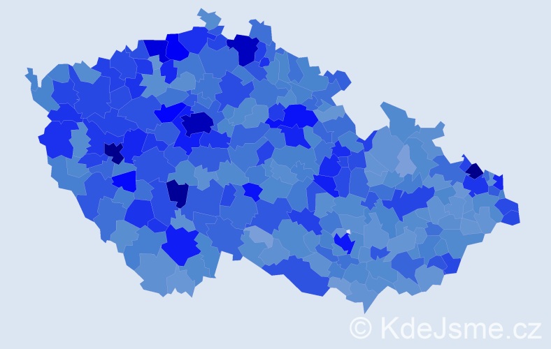 Jméno: 'Jindřich', počet výskytů 27033 v celé ČR