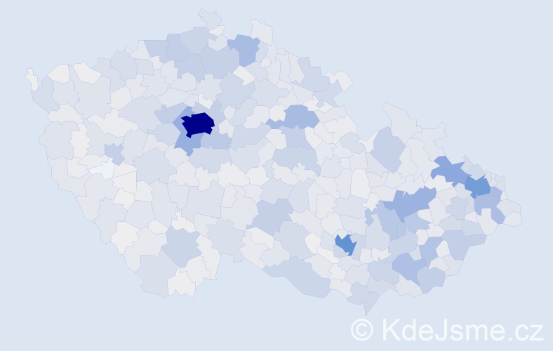 Jméno: 'Amálie', počet výskytů 3316 v celé ČR