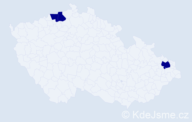 Jméno: 'Matyáš Oldřich', počet výskytů 3 v celé ČR