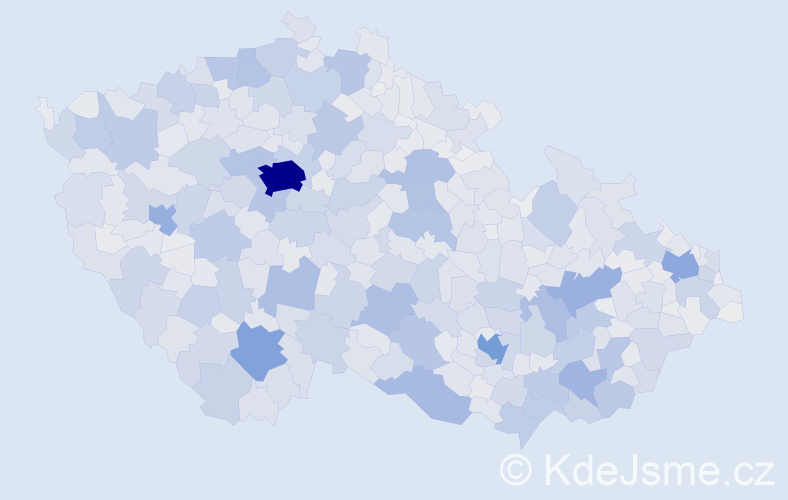 Jméno: 'František', počet výskytů 139202 v celé ČR