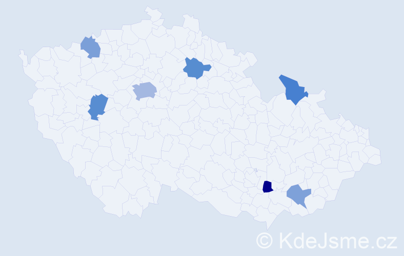 Jméno: 'Alexandru', počet výskytů 11 v celé ČR
