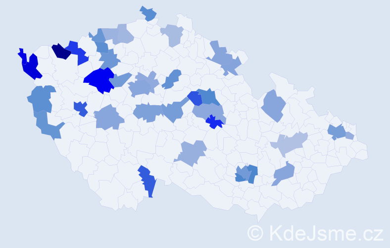 Jméno: 'Van Trung', počet výskytů 68 v celé ČR