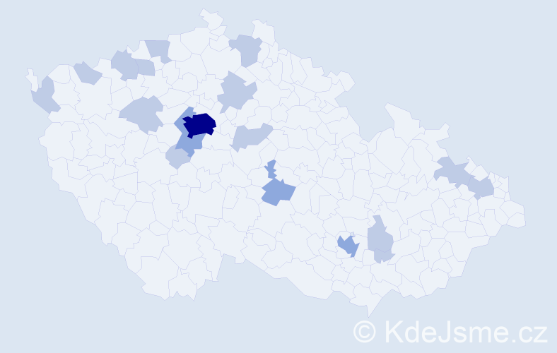 Jméno: 'Camilla', počet výskytů 30 v celé ČR