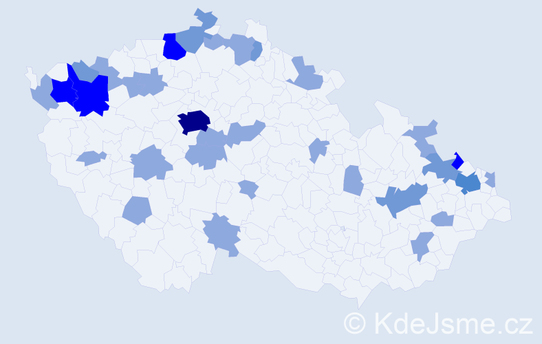 Jméno: 'Gerd', počet výskytů 58 v celé ČR