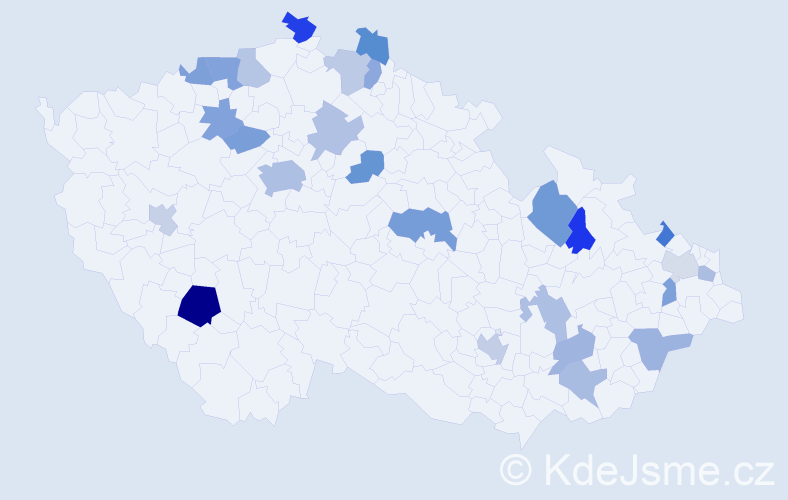 Jméno: 'Ramon', počet výskytů 41 v celé ČR