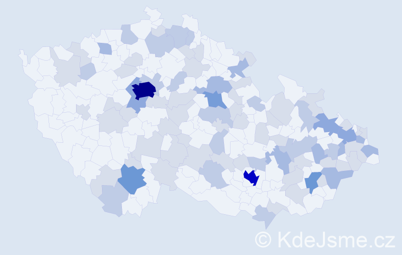 Jméno: 'Tea', počet výskytů 179 v celé ČR