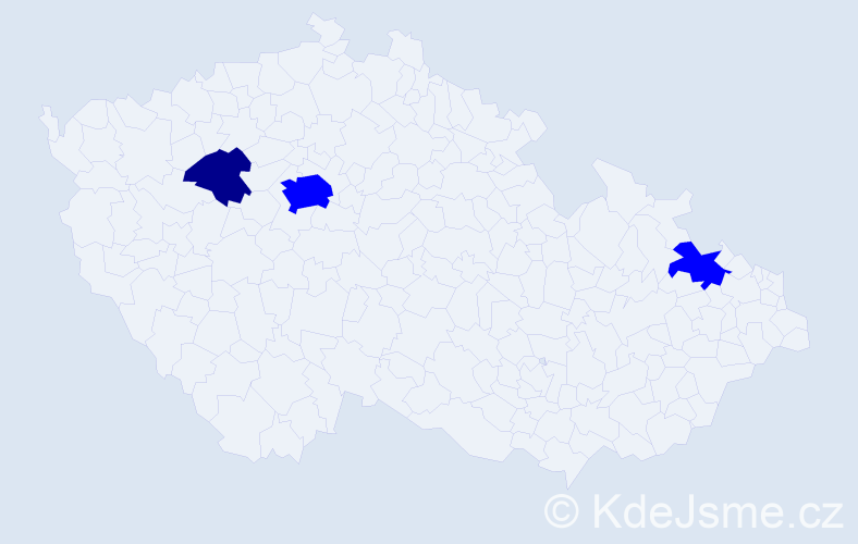 Jméno: 'Dinh Nhan', počet výskytů 4 v celé ČR