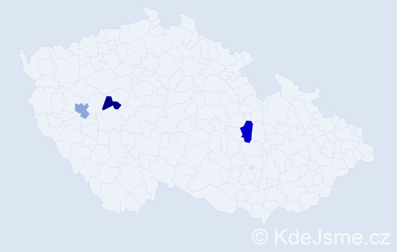 Jméno: 'Jolana Anna', počet výskytů 3 v celé ČR