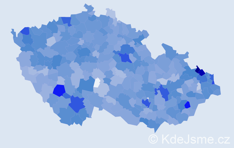 Jméno: 'Edita', počet výskytů 6348 v celé ČR