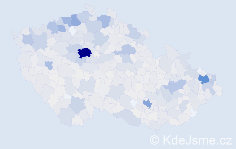 Jméno: 'Nataša', počet výskytů 2560 v celé ČR