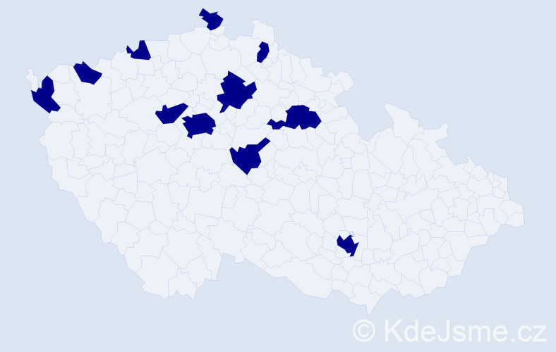 Jméno: 'Van Duan', počet výskytů 11 v celé ČR
