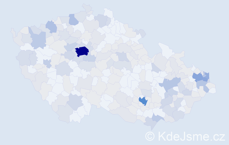 Jméno: 'Ľubica', počet výskytů 496 v celé ČR