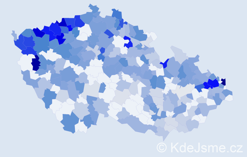 Jméno: 'Gizela', počet výskytů 661 v celé ČR
