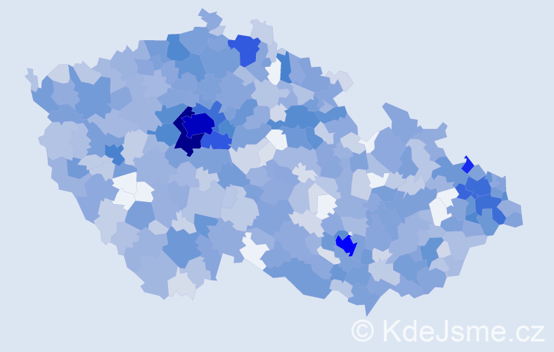 Jméno: 'Oliver', počet výskytů 2555 v celé ČR