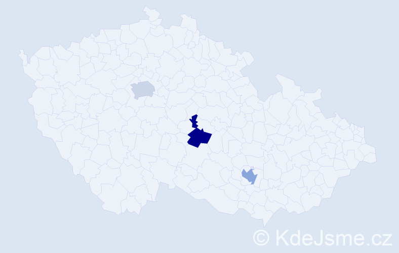 Jméno: 'Nikolas David', počet výskytů 3 v celé ČR