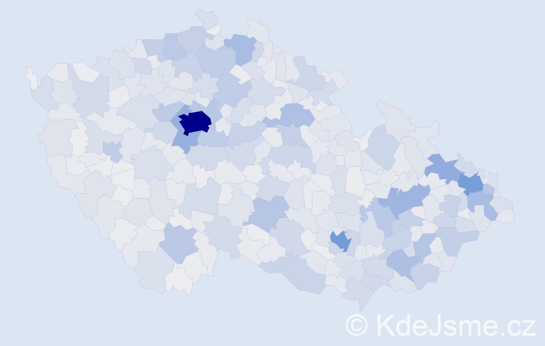 Jméno: 'Amálie', počet výskytů 6320 v celé ČR