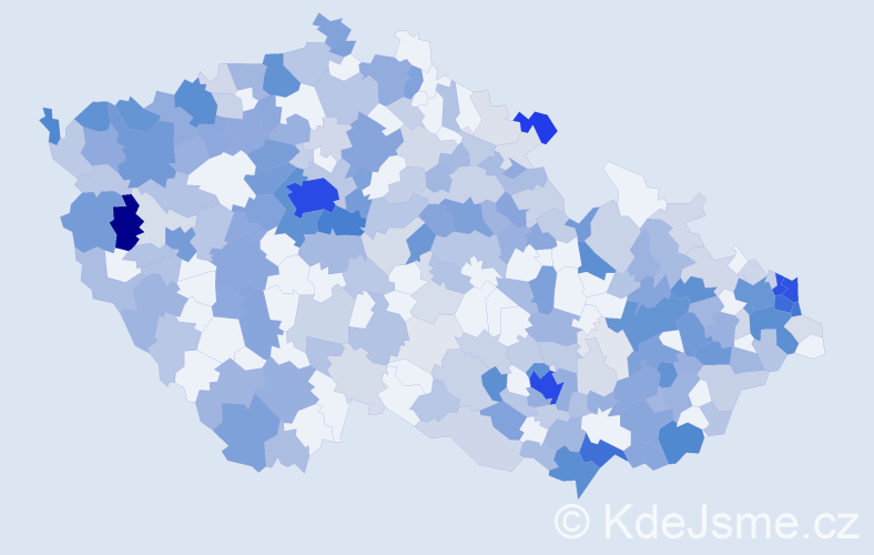 Jméno: 'Ľubica', počet výskytů 717 v celé ČR