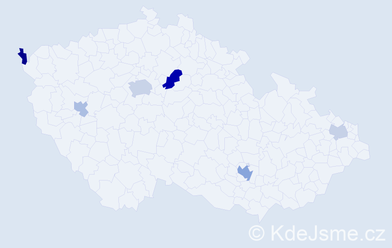 Jméno: 'Félix', počet výskytů 11 v celé ČR