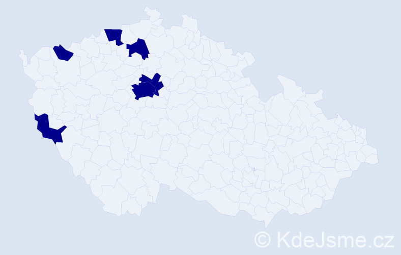 Jméno: 'Quoc Thanh', počet výskytů 6 v celé ČR