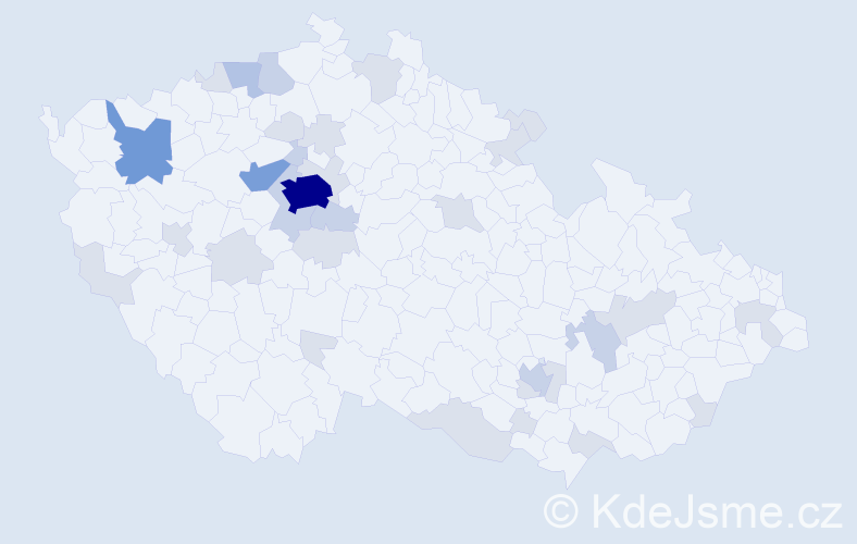 Jméno: 'Larissa', počet výskytů 74 v celé ČR