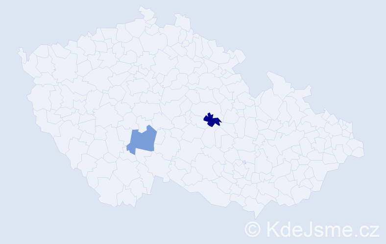 Jméno: 'Dalibor Adam', počet výskytů 2 v celé ČR