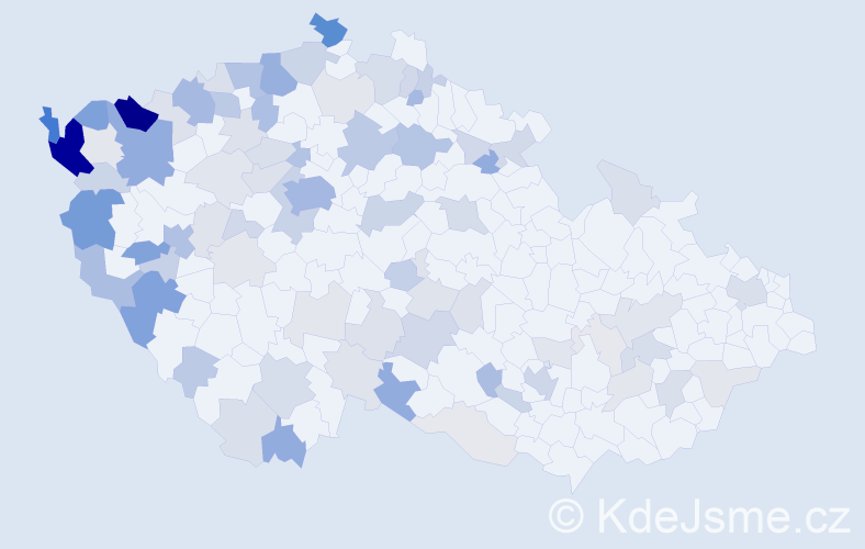 Jméno: 'Binh', počet výskytů 271 v celé ČR