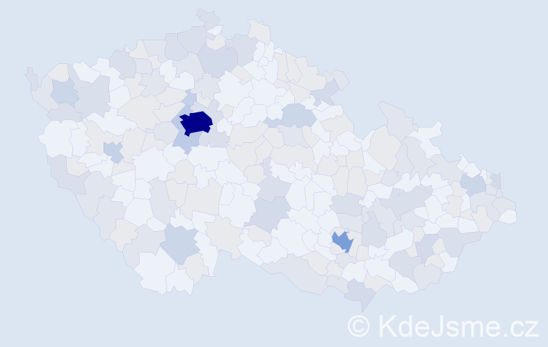 Jméno: 'William', počet výskytů 320 v celé ČR