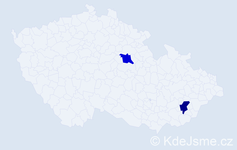 Jméno: 'Xuan Vi', počet výskytů 2 v celé ČR