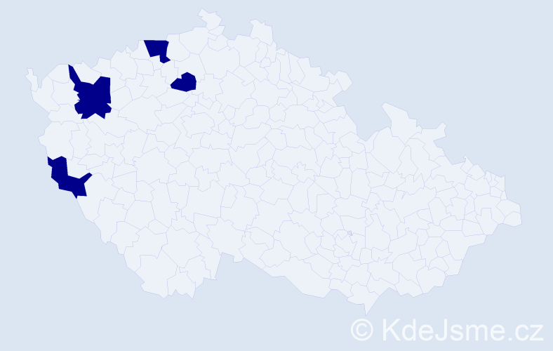 Jméno: 'Duc Thang', počet výskytů 4 v celé ČR