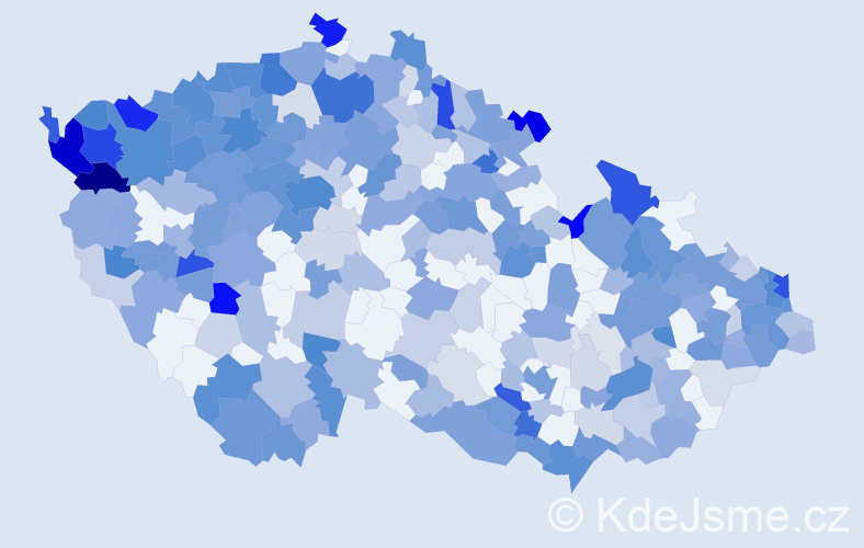 Jméno: 'Juliana', počet výskytů 657 v celé ČR