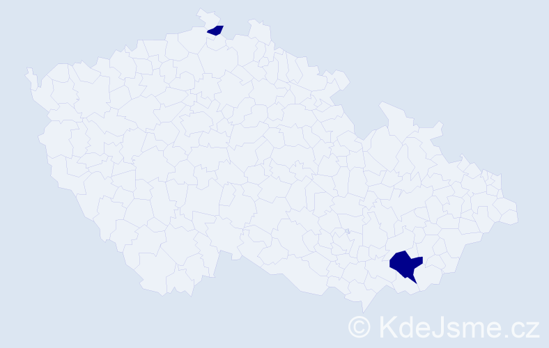 Jméno: 'Duc Hong', počet výskytů 2 v celé ČR