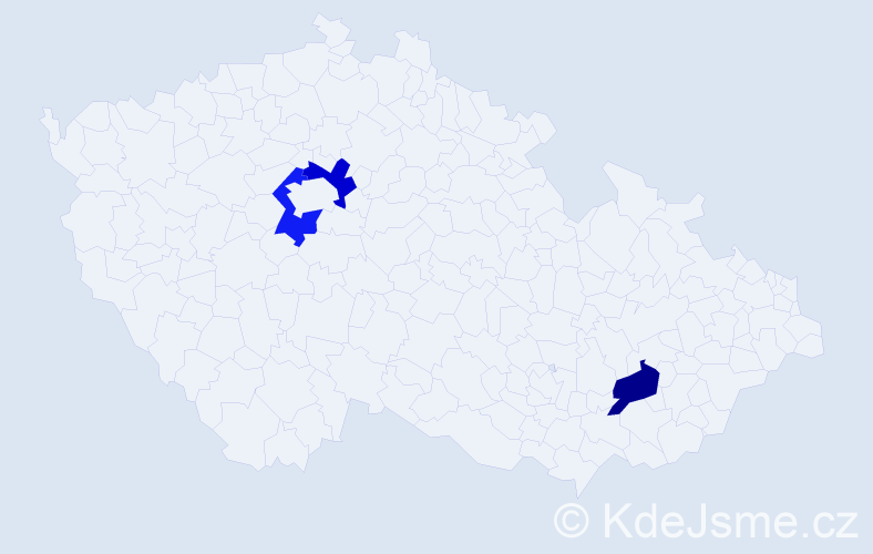 Jméno: 'Matyáš Alex', počet výskytů 3 v celé ČR