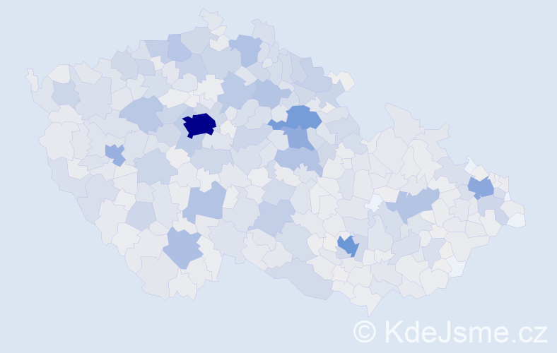 Jméno: 'Miluška', počet výskytů 3090 v celé ČR