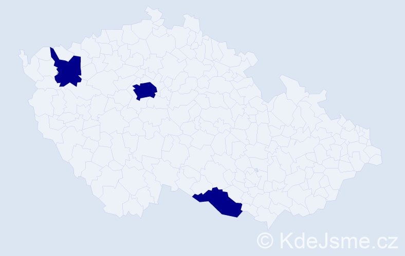 Jméno: 'Thanh Yen', počet výskytů 3 v celé ČR